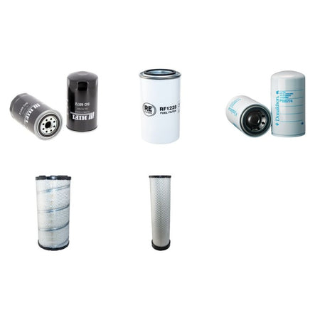 Komatsu D61PX23 Filter Service Kit Air Oil Fuel Filters with Komatsu Engine YR 2014