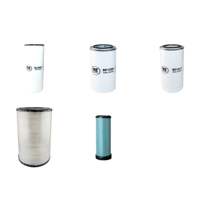 Komatsu D65PX16 Filter Service Kit Air Oil Fuel Filters with Komatsu SAA6D-114E3 Engine