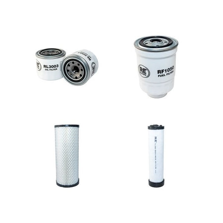 Komatsu FD25T12 Filter Service Kit Air Oil Fuel Filters with Komatsu 4D94E-1B01 Engine