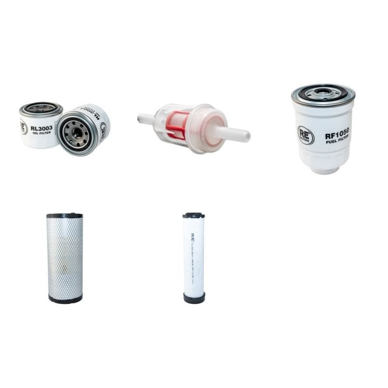 Komatsu FD25T-1E1 Filter Service Kit Air Oil Fuel Filters with Komatsu 4D94E-1BE Engine