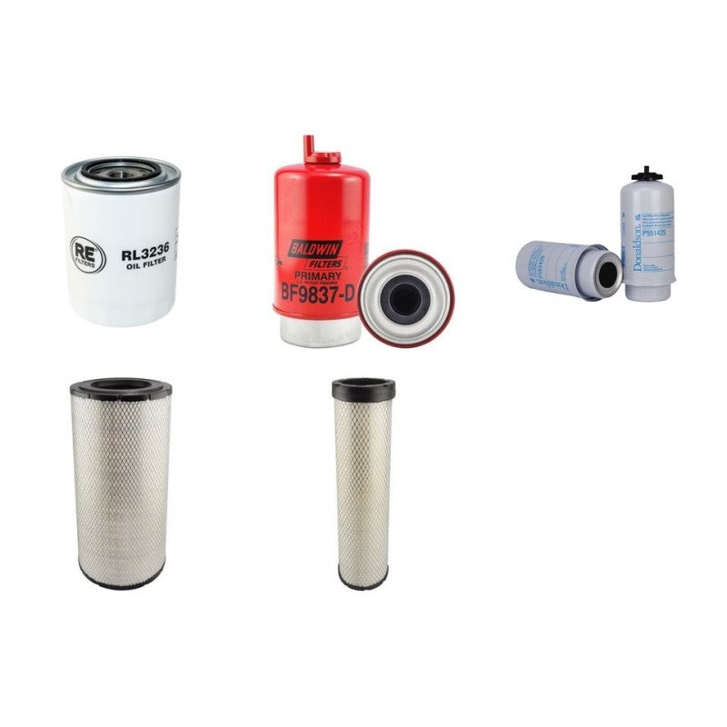 Komatsu FOREST 911.3 Filter Service Kit Air Oil Fuel Filters with SISU 74CTA Engine YR 2003-