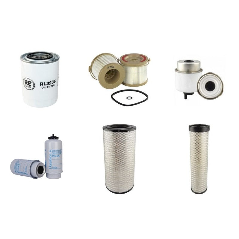 Komatsu FOREST 931 Filter Service Kit Air Oil Fuel Filters with SISU 74CTA-4V Engine