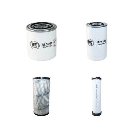 Komatsu PC110R-1 Filter Service Kit Air Oil Fuel Filters with Komatsu S4D106 Engine YR 2008-