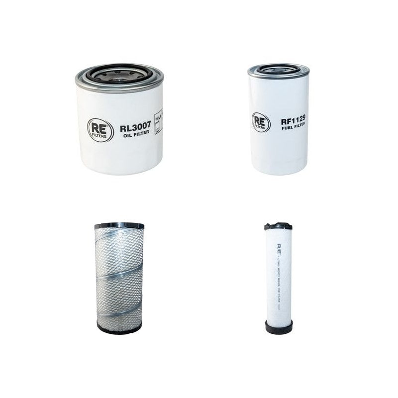 Komatsu PC110R-1 Filter Service Kit Air Oil Fuel Filters with Komatsu S4D106 Engine YR 2008-