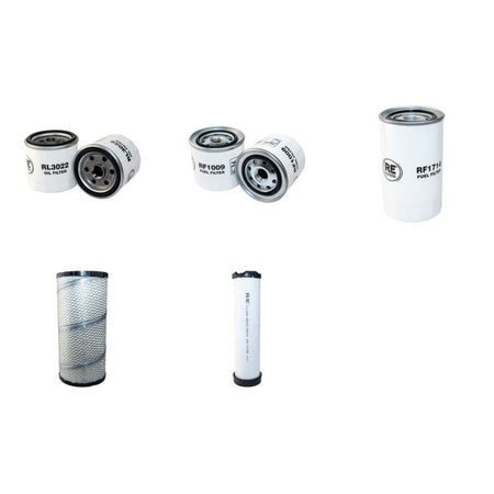 Komatsu PC130-7K Filter Service Kit Air Oil Fuel Filters with Komatsu SAA4D95LE3 Engine Serial No 70001- YR 2006-