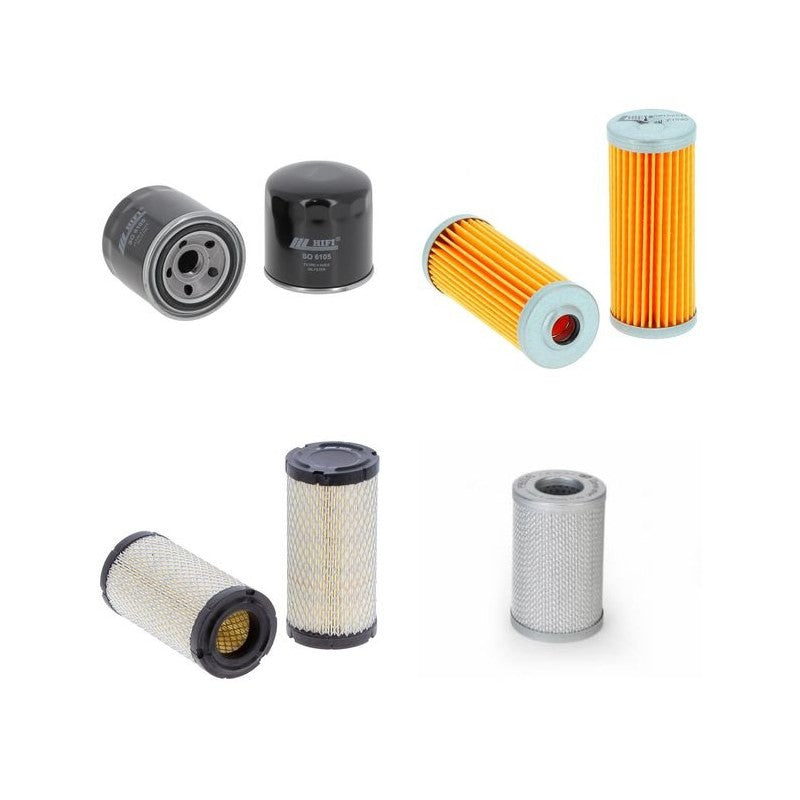 Komatsu PC 16 RHS Filter Kit with Komatsu 3D6E-2A engine 2013-