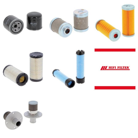 Komatsu PC 18 MR-5 Filter Kit with Komatsu 3D67E-2 engine 2021-