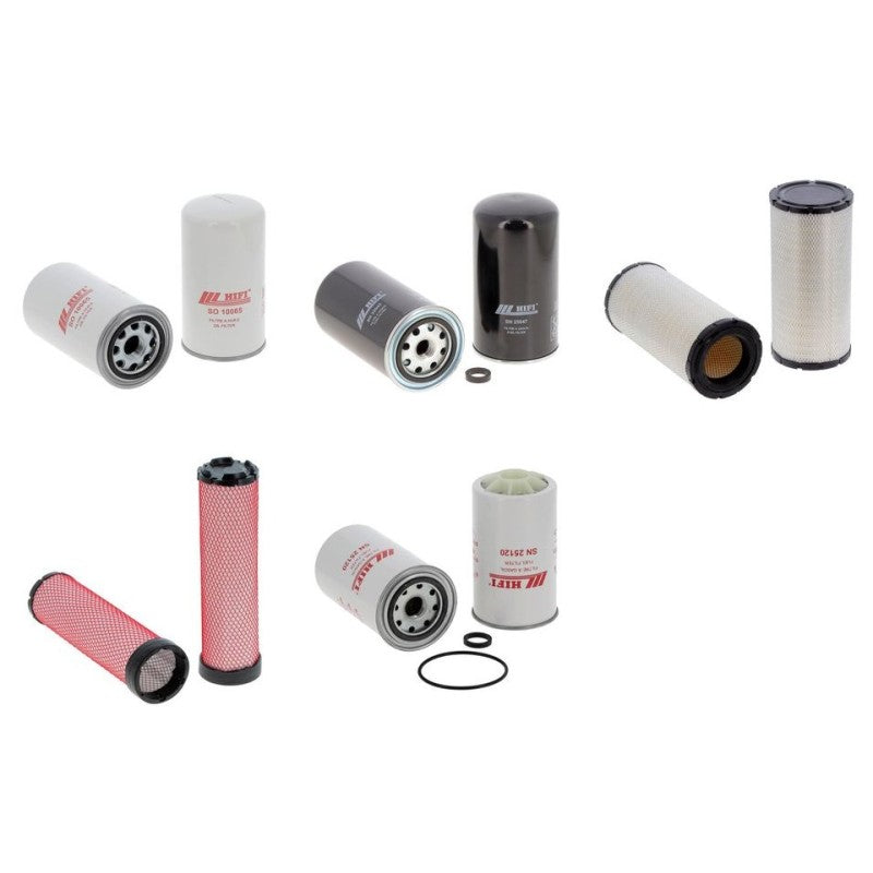 Komatsu PC 180-7EO LC Engine Filter Kit with Komatsu engine 2007-