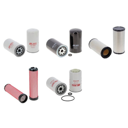 Komatsu PC 180-7EO LC Engine Filter Kit with Komatsu engine 2007-