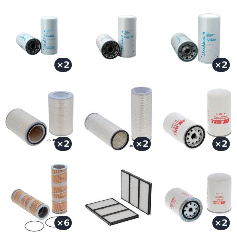 Komatsu PC1800 Filter Service Kit with Komatsu Engine