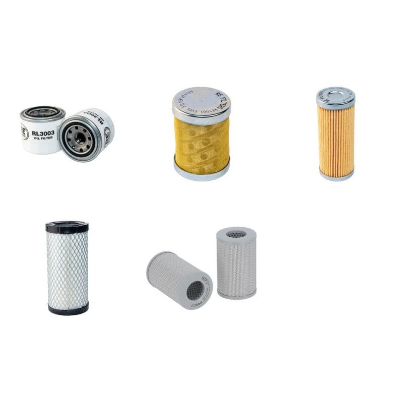 Komatsu PC18MR-2 Filter Service Kit with Komatsu 3D67E Engine