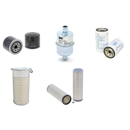 Komatsu PC 200-6 Filter Service Kit with Komatsu S6D95L Engine Air Oil Fuel