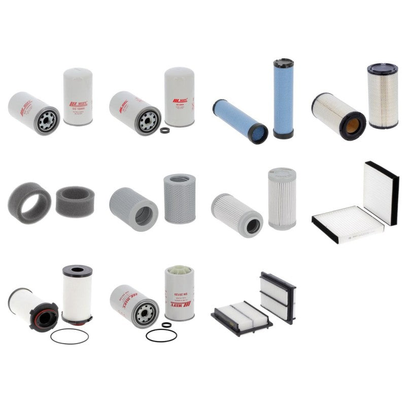Komatsu PC 210-10 LCI Filter Kit with Komatsu SAA6D107E engine