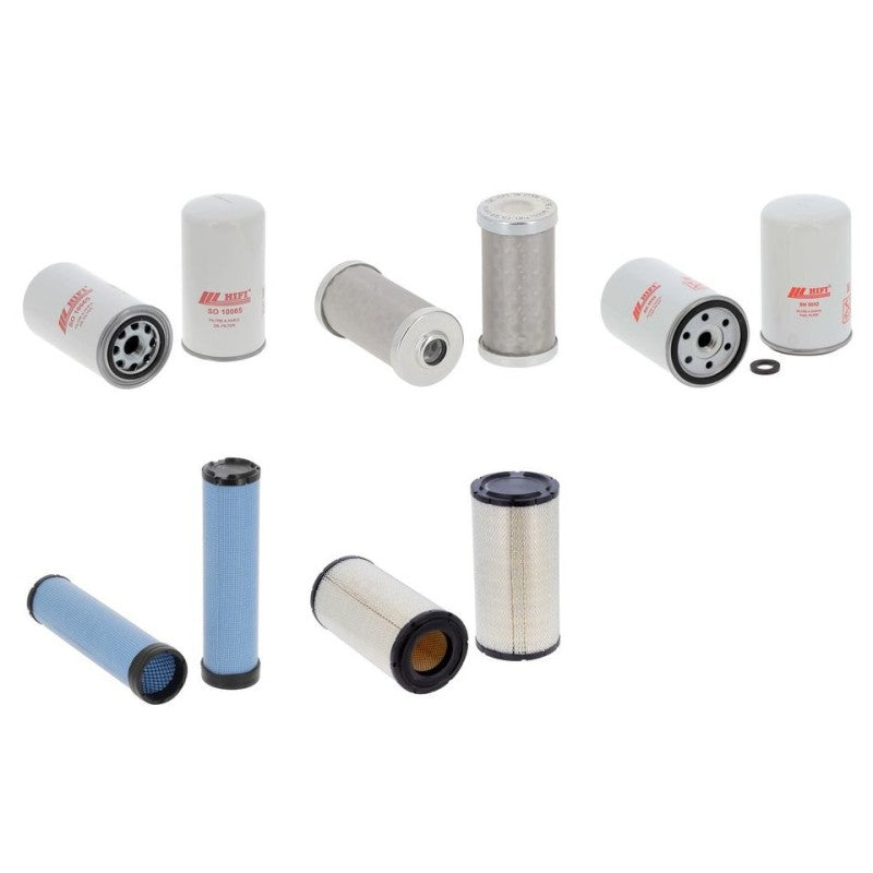 Komatsu PC 210 LC-7K Engine Filter Kit with Komatsu engine 2002-2005