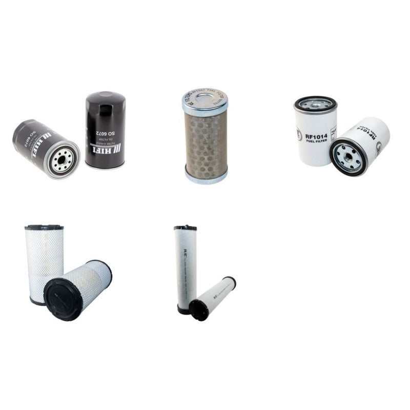 Komatsu PC210(U)-7K/LC-NLC Filter Service Kit Air Oil Fuel Filters with Komatsu SAA 6D102E Engine Serial No K40001- YR 2002-