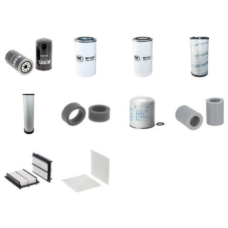 Komatsu PC230NHD-8 Filter Service Kit with Komatsu SAA 6D107E Engine