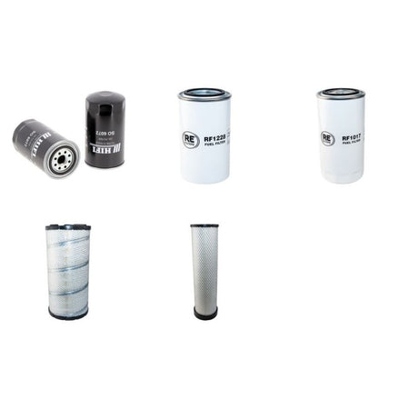 Komatsu PC240-8LC/NCL Filter Service Kit Air Oil Fuel Filters with Komatsu SAA6D107E-1CWK Engine Serial No K50001- YR 2006-