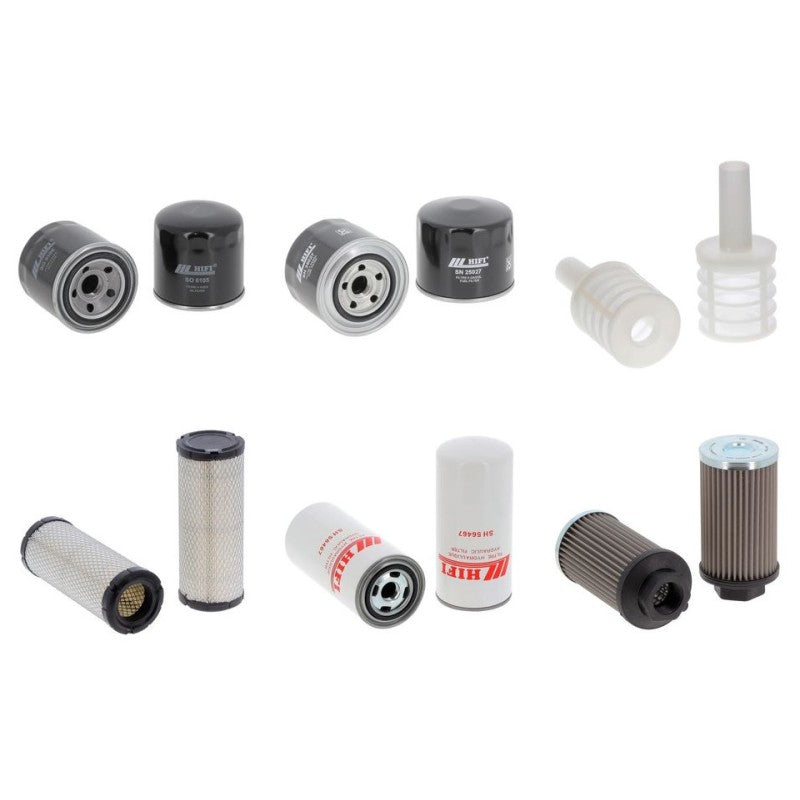 Komatsu PC 27 R-8 Filter Kit with Komatsu 3 D 82 AE-5MFA engine 2005-