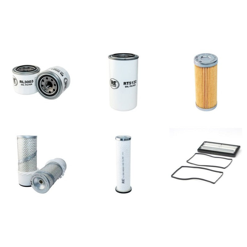 Komatsu PC28UU-2 Filter Service Kit with Komatsu 3D82/84 Engine