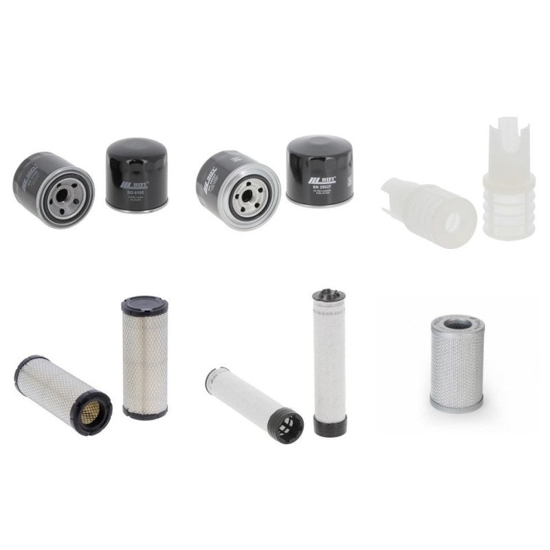 Komatsu PC 30 MR-5 Filter Kit with Komatsu 3D88E-7 engine 2018-