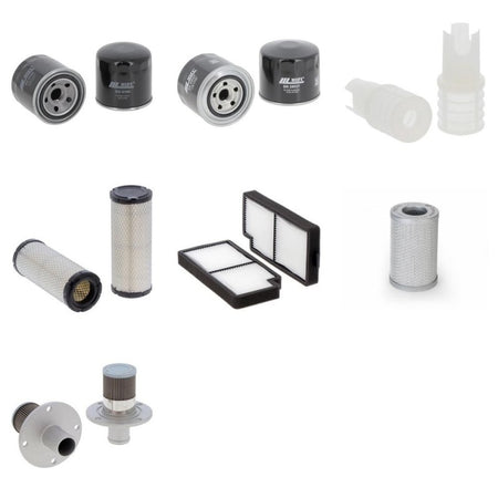 Komatsu PC 35 MR-3 Filter Kit with Komatsu 3D88E-6BPDA engine 2009-