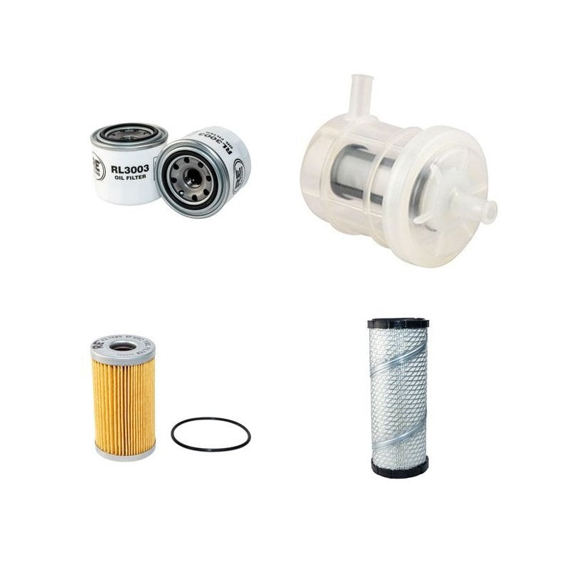Komatsu PC40MXR/MR Filter Service Kit Air Oil Fuel Filters with Yanmar 4D88E-3HC Engine YR 2003-