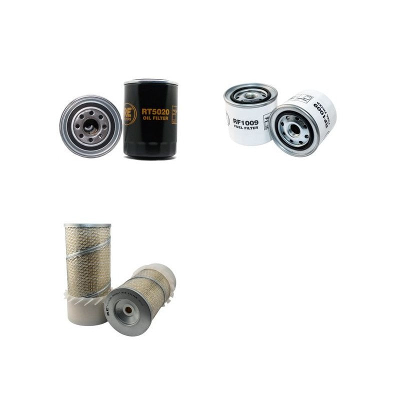 Komatsu PC60-1-2/U1-2 Filter Service Kit Air Oil Fuel Filters with Komatsu 4D94-2/ 4D94-3 Engine