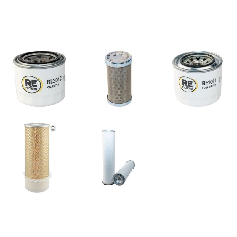 Komatsu PC75 Filter Service Kit Air, Oil, Fuel Filters