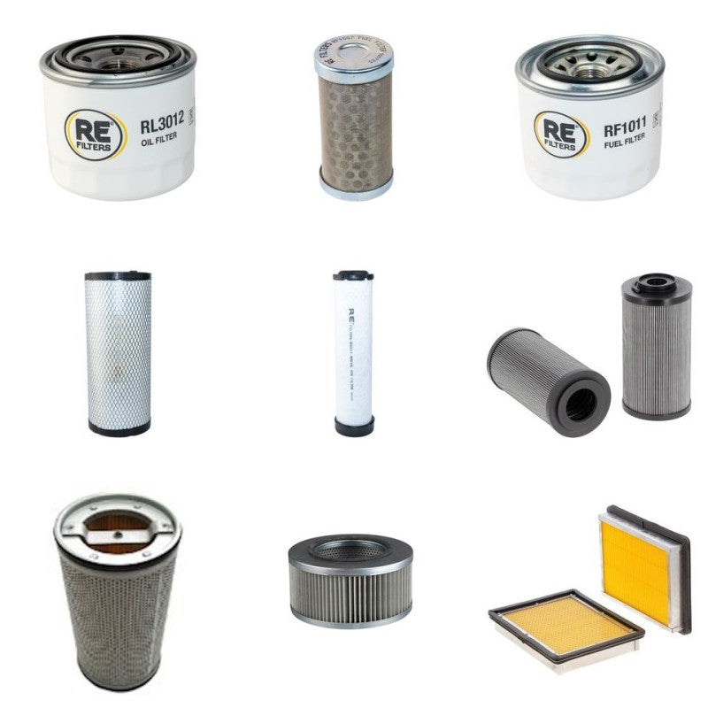 Komatsu PC75R-2 Filter Service Kit with Yanmar 4D98E-1FB Engine