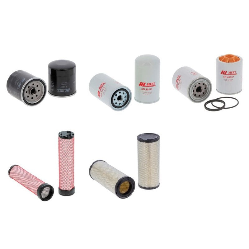 Komatsu PC 88 MR-11EO Engine Filter Kit with Komatsu SAA3D95E-1 engine