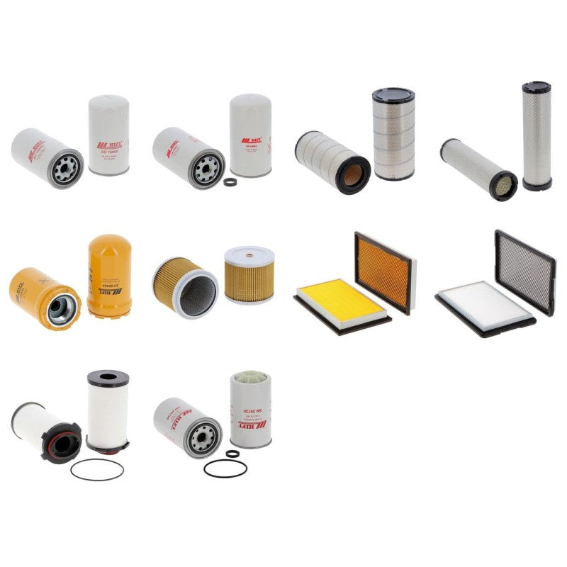 Komatsu WA 270-7 Filter Kit with Komatsu SAA6D107E engine