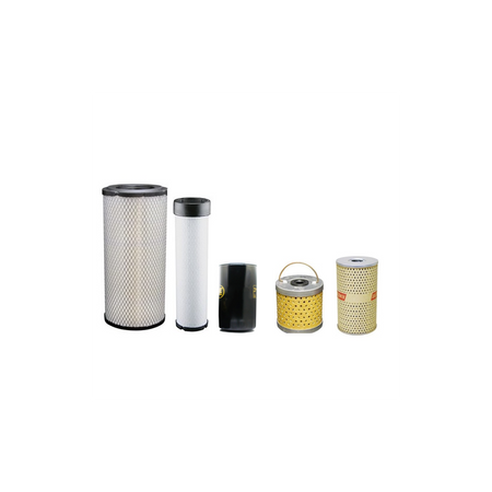 Komatsu WB97R-2 Filter Service Kit Air Oil Fuel Filters with Komatsu 4D106-1 Engine YR 2003-