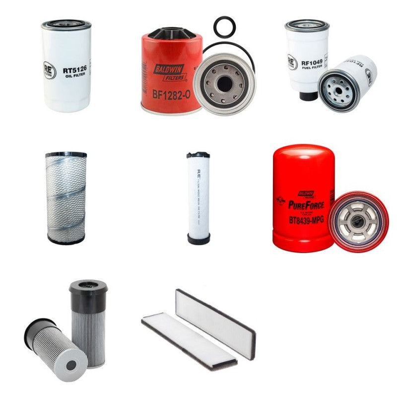 Komatsu WB97R-5E0 Filter Service Kit with Komatsu SA4104-3 Engine Serial No F80003- YR 2008-