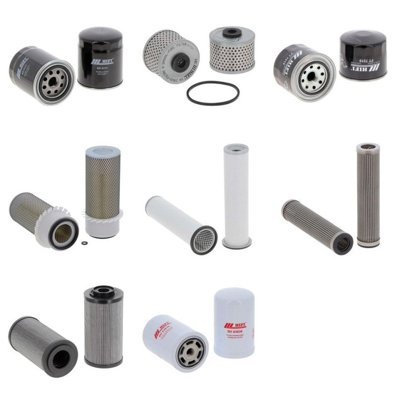 Komatsu WB 97 S-2 Filter Kit with Komatsu engine