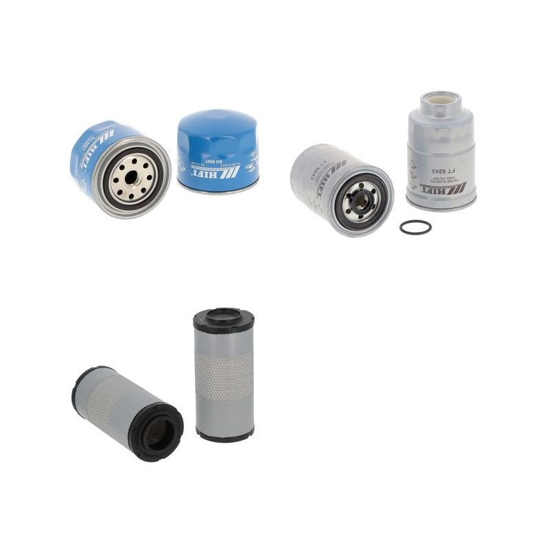Kooi RE 4-80-1350-1000 Engine Filter Kit with Kubota V 3300 Te engine 2001-