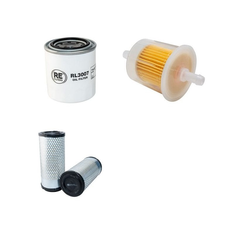 Kubota AM3300 Filter Service Kit Air Oil Fuel Filters with Kubota Engine