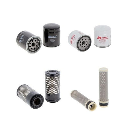 Kubota B 2311 HDB Engine Filter Kit with Kubota V1505 engine 2019-