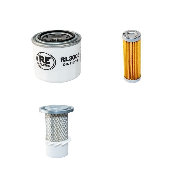 Kubota B1550HST-D Filter Service Kit with Kubota D 850-5B Engine Air, Oil, Fuel Filters