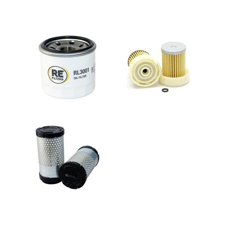 Kubota B1620 Filter Service Kit Air Oil Fuel Filters with Kubota D722 Engine YR 2010-