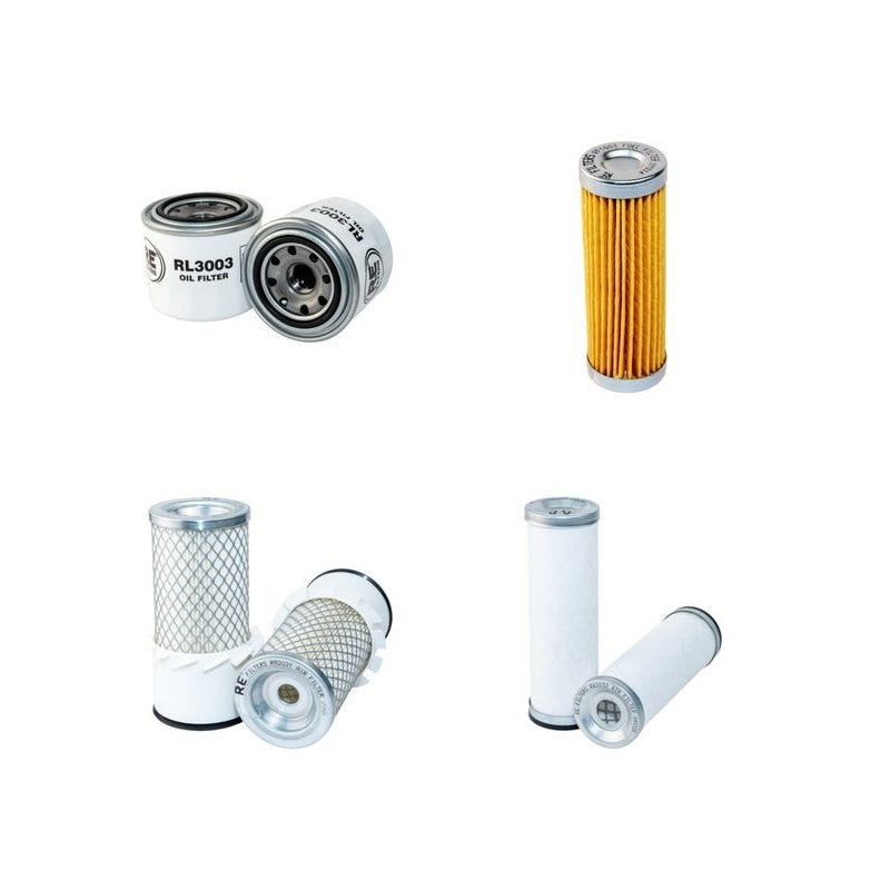 Kubota B1700HST-D Filter Service Kit Air Oil Fuel Filters with Kubota D905-D10 Engine