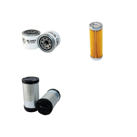 Kubota B1700HST-D Filter Service Kit Air Oil Fuel Filters with Kubota D905-D10 Engine