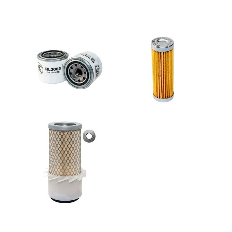 Kubota B2400D/HD Filter Service Kit Air Oil Fuel Filters with Kubota Engine SN PA3472-FN