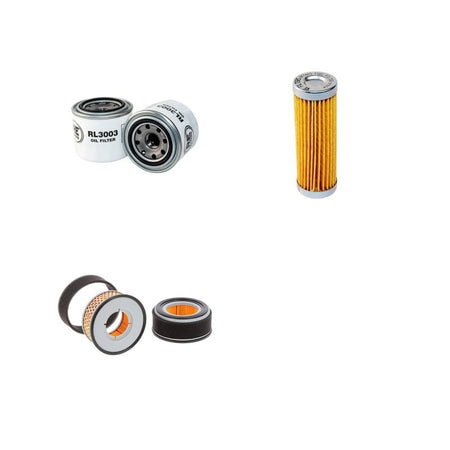 Kubota B6000 Filter Service Kit with Kubota ZL 600 Engine SN Air-Round