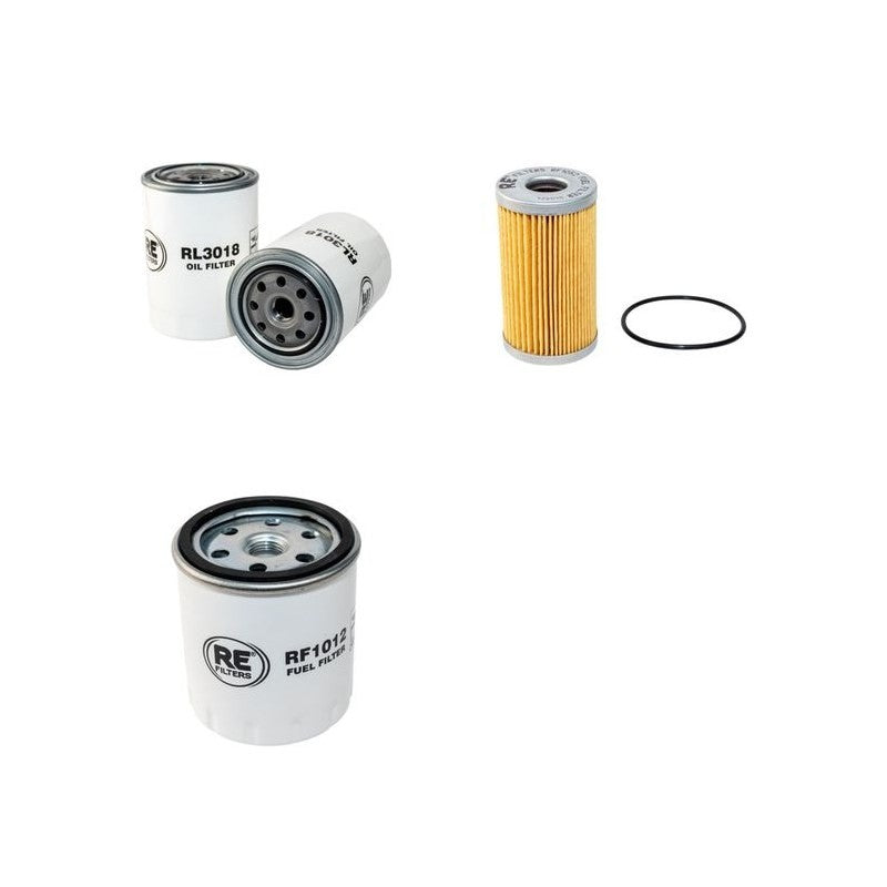Kubota Engines V2203/B/E Filter Service Kit with 4 CYL 2197CMC Engine 46 CH