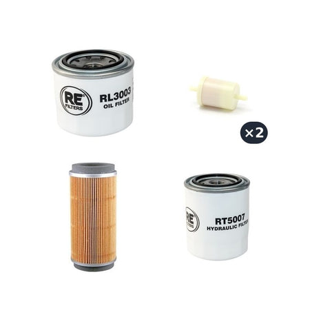 Kubota F2260R Filter Service Kit with Kubota D 1005EFM Engine Serial No -10363