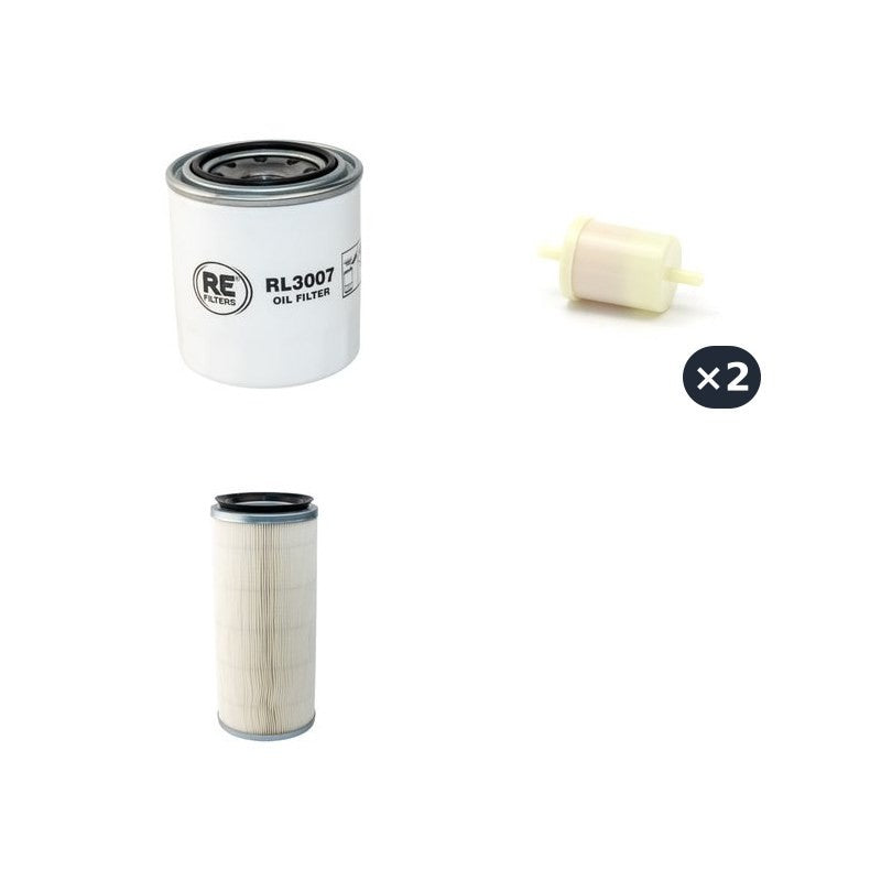Kubota F3060 Filter Service Kit Air, Oil, Fuel Filters Serial No 54456