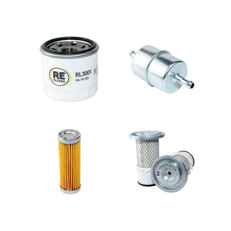 Kubota G2 Filter Service Kit with DIESEL ENGINE Engine Air, Oil, Fuel Filters