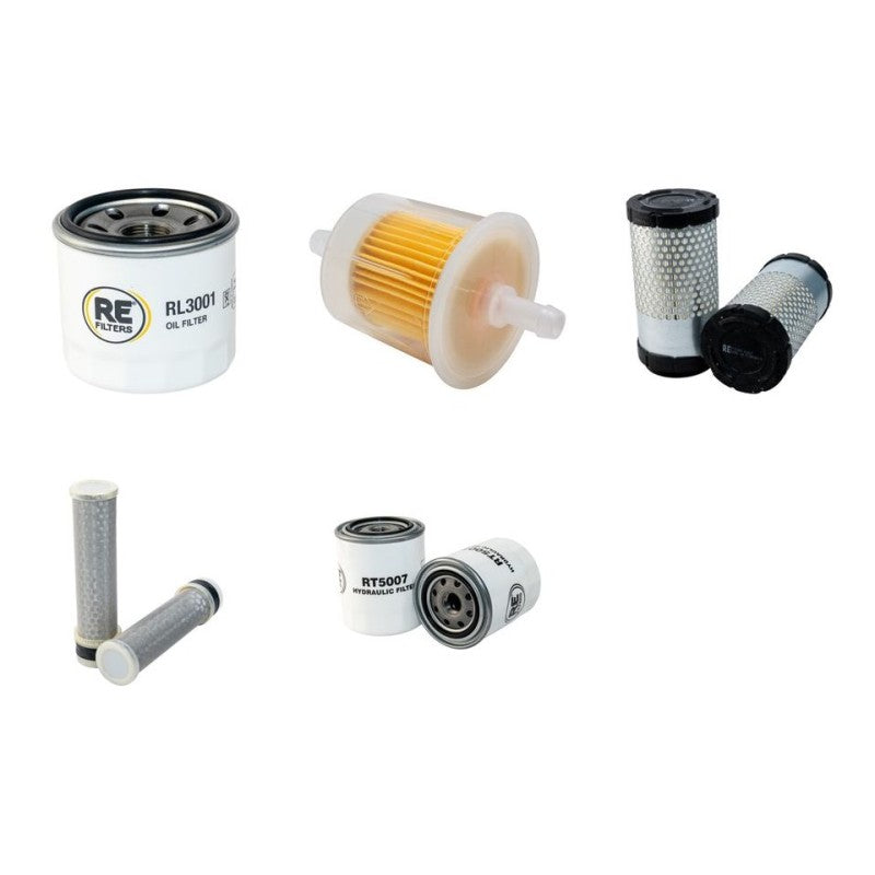 Kubota GZD15II Filter Service Kit with Kubota Z682 Engine