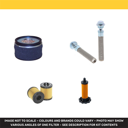 Kubota KC 70 VHD-4 Filter Service Kit with Kubota OC95 Engine 2016-