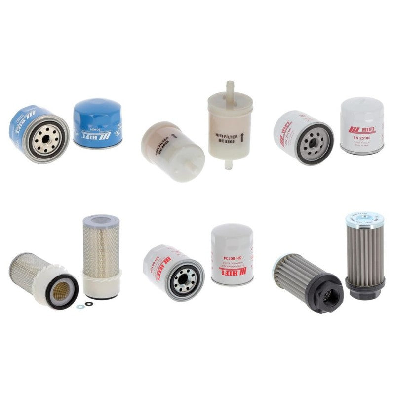Kubota KH 101 Filter Kit with Kubota engine